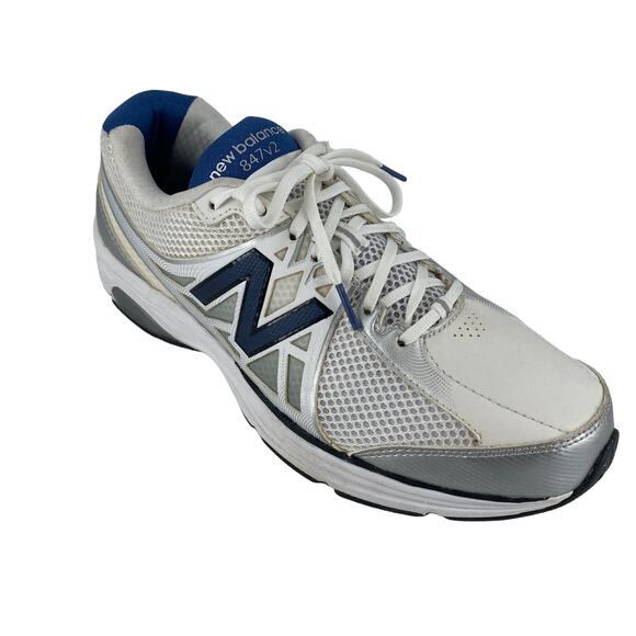 Men's Size 9 NEW BALANCE 847v2 White MW847WT2 Sneakers Walking Running Shoes - Picture 1 of 13